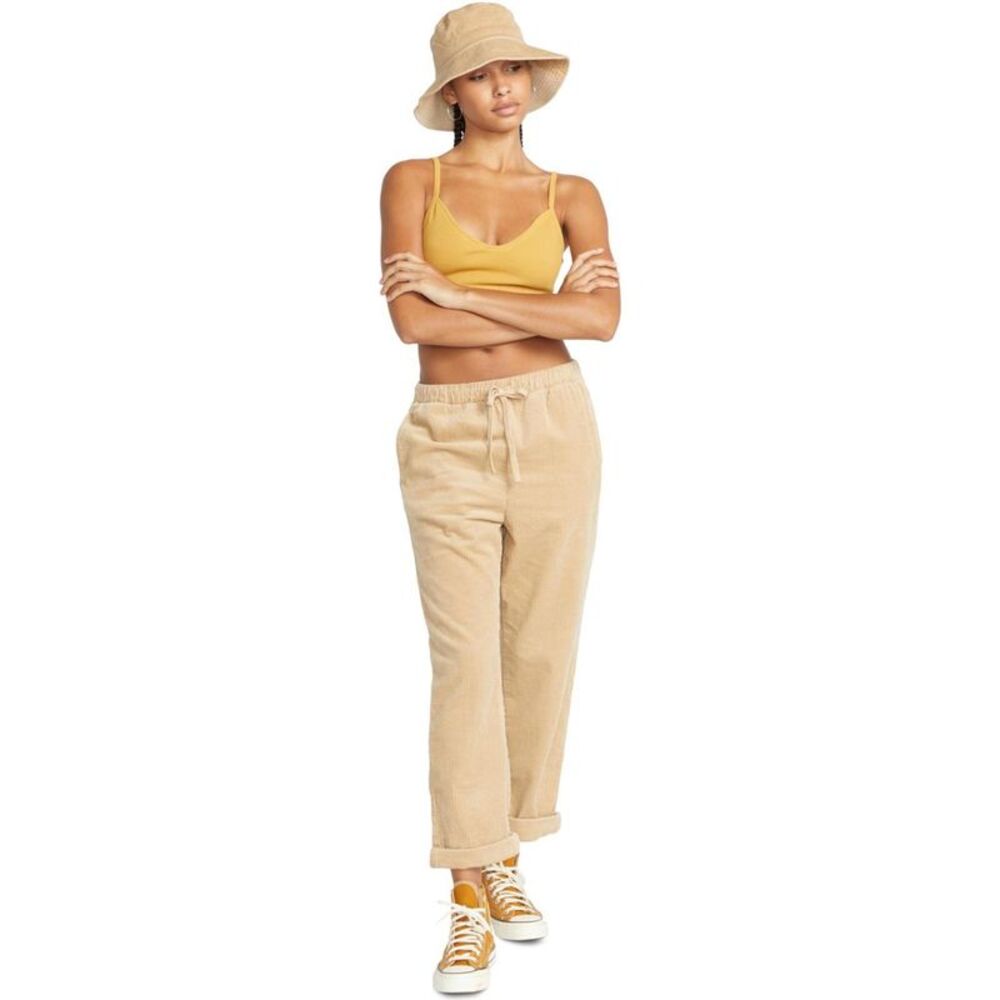 Volcom Womens Juniors Stone Street Tapered Lounge Jogger Casual Pants, NWT